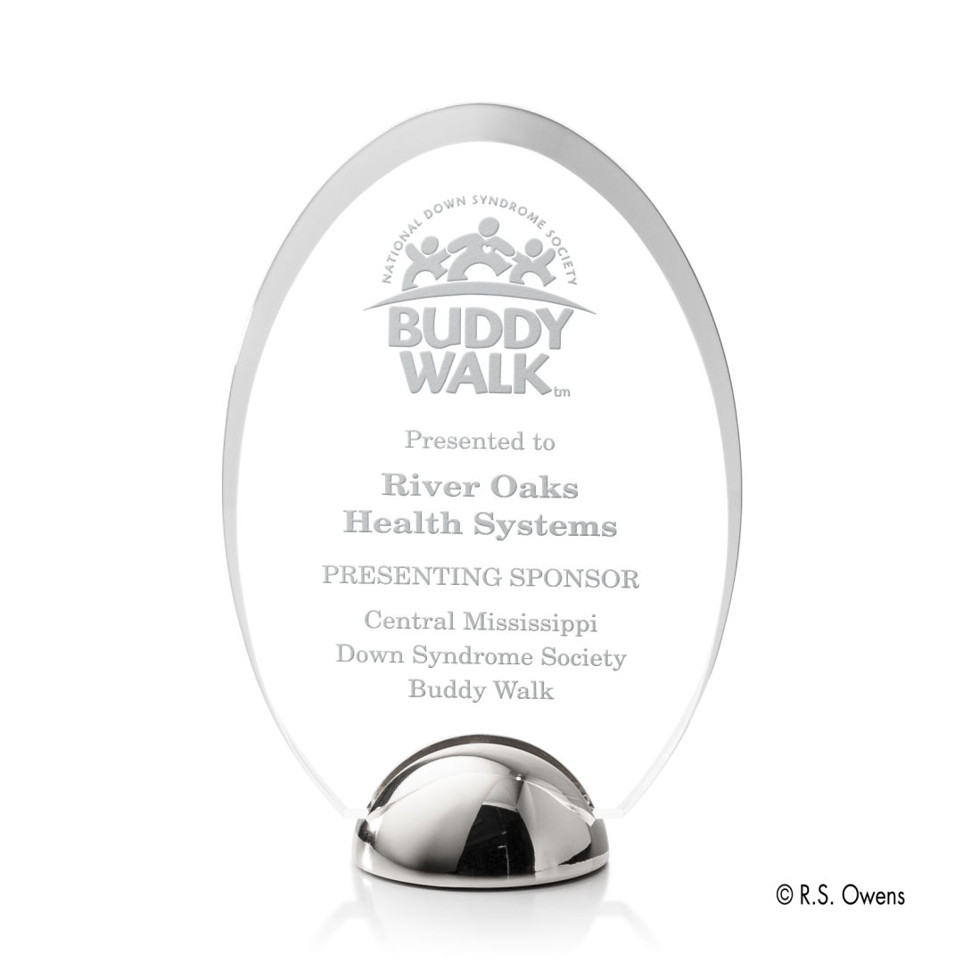 Janus Hemisphere Award - Laser Engraved 12