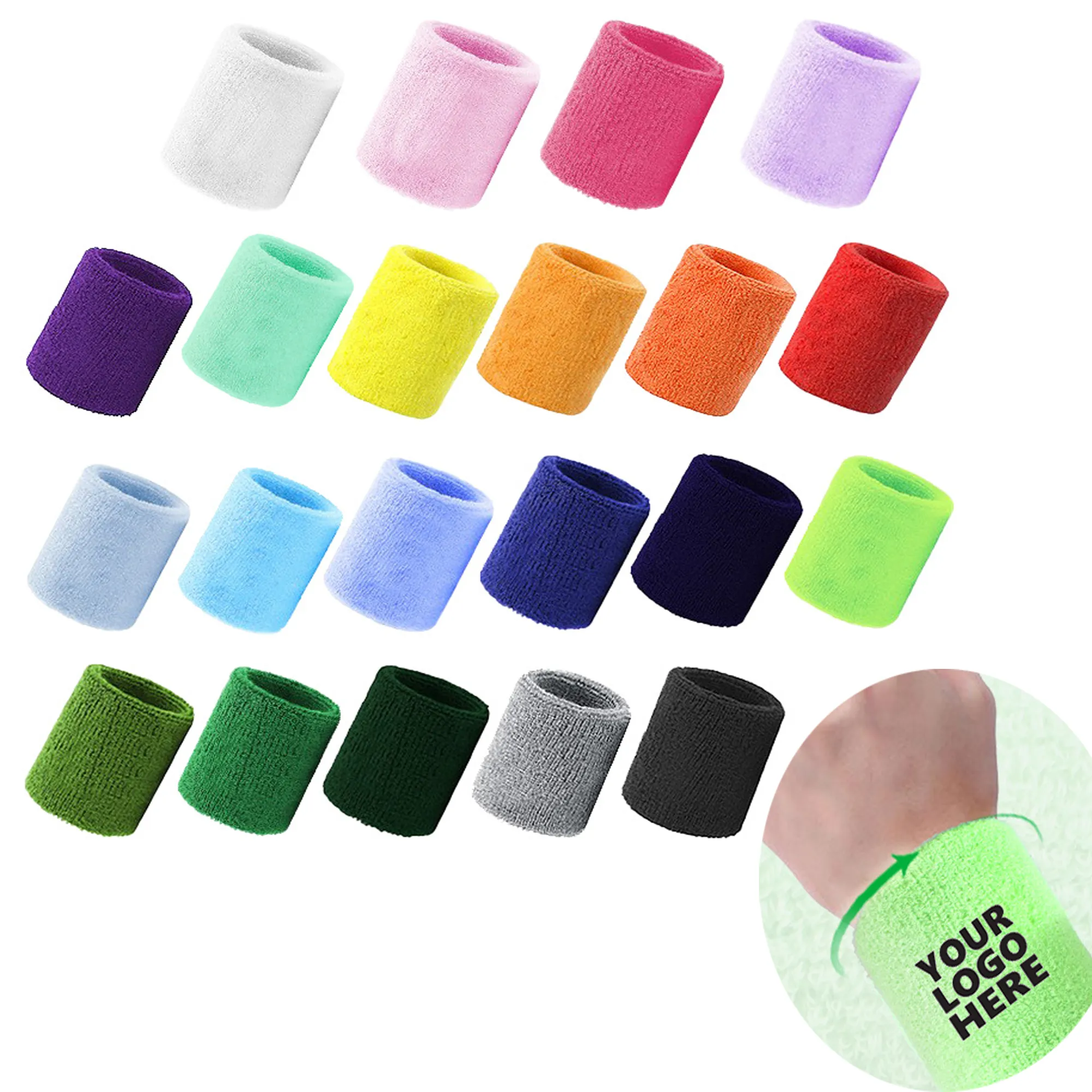 Sports Elastic Wrist Guard Breathable Sweatbands 2