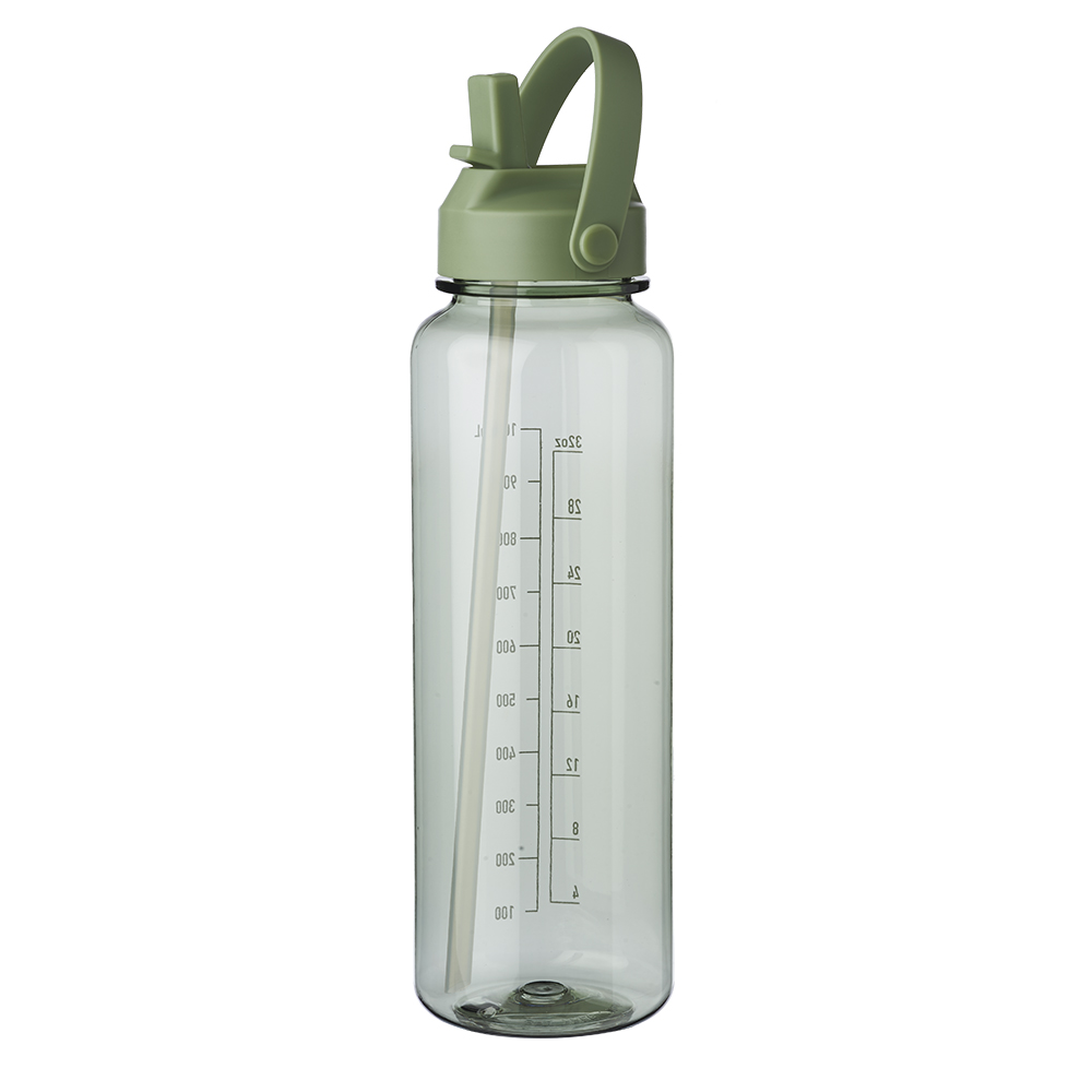 40 oz. Stella Plastic Water Bottle with Measurements 13