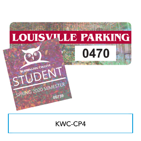 Kwik-Stik Prismatic Security Outdoor Back Adhesive Bumper Decal (Full Color) 1