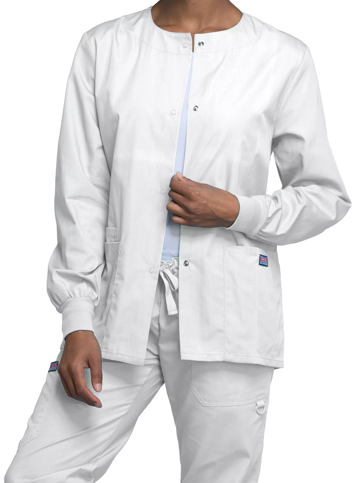 Cherokee - Workwear Originals - Women's 3-Pocket Snap Front Jacket 46
