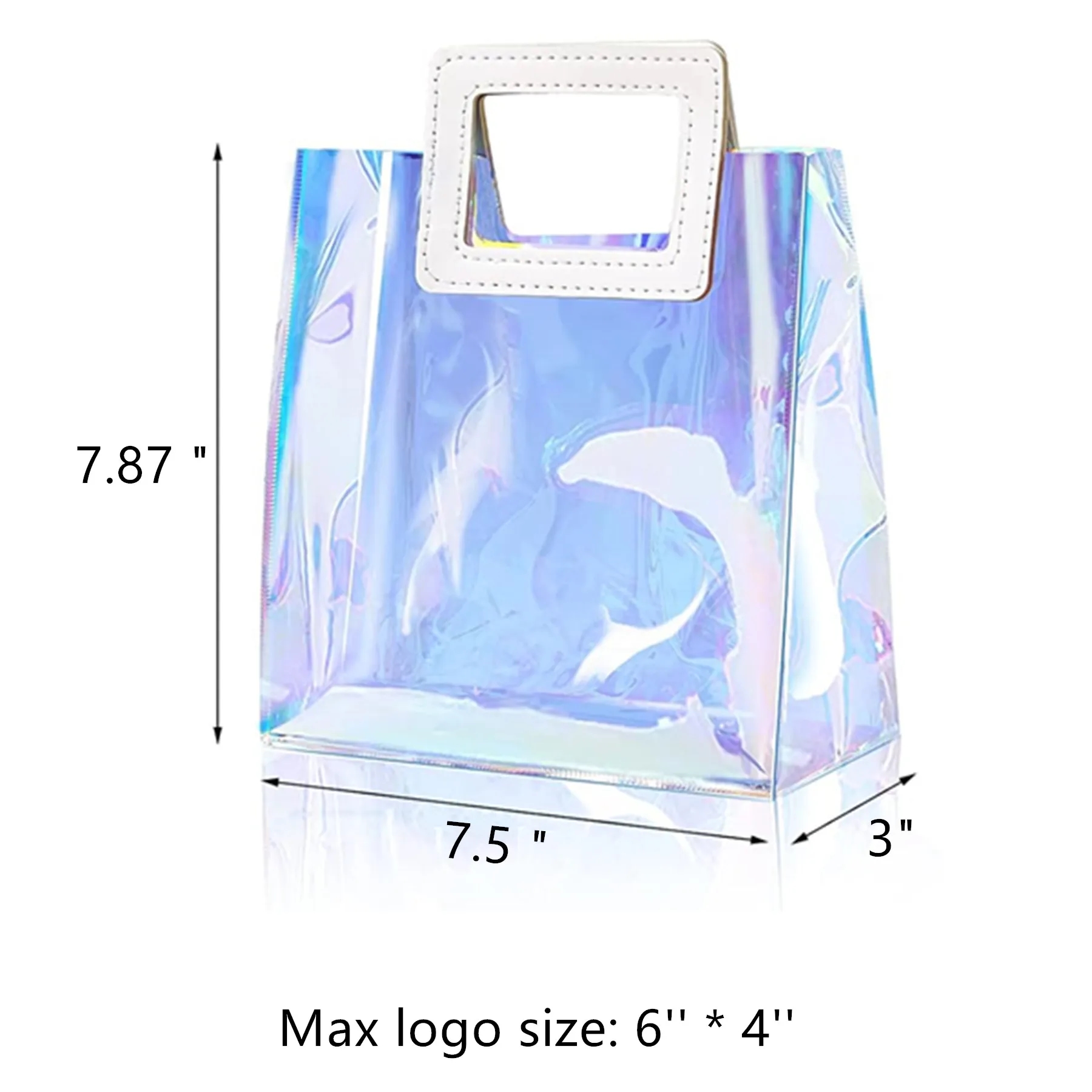 Iridescent Clear Tote Bag 2