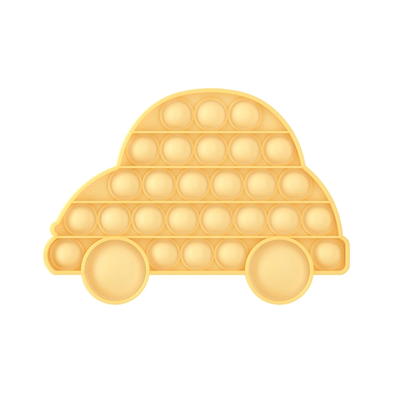 Car Shaped Silicone Push Pop Bubble Fidget Toy 4