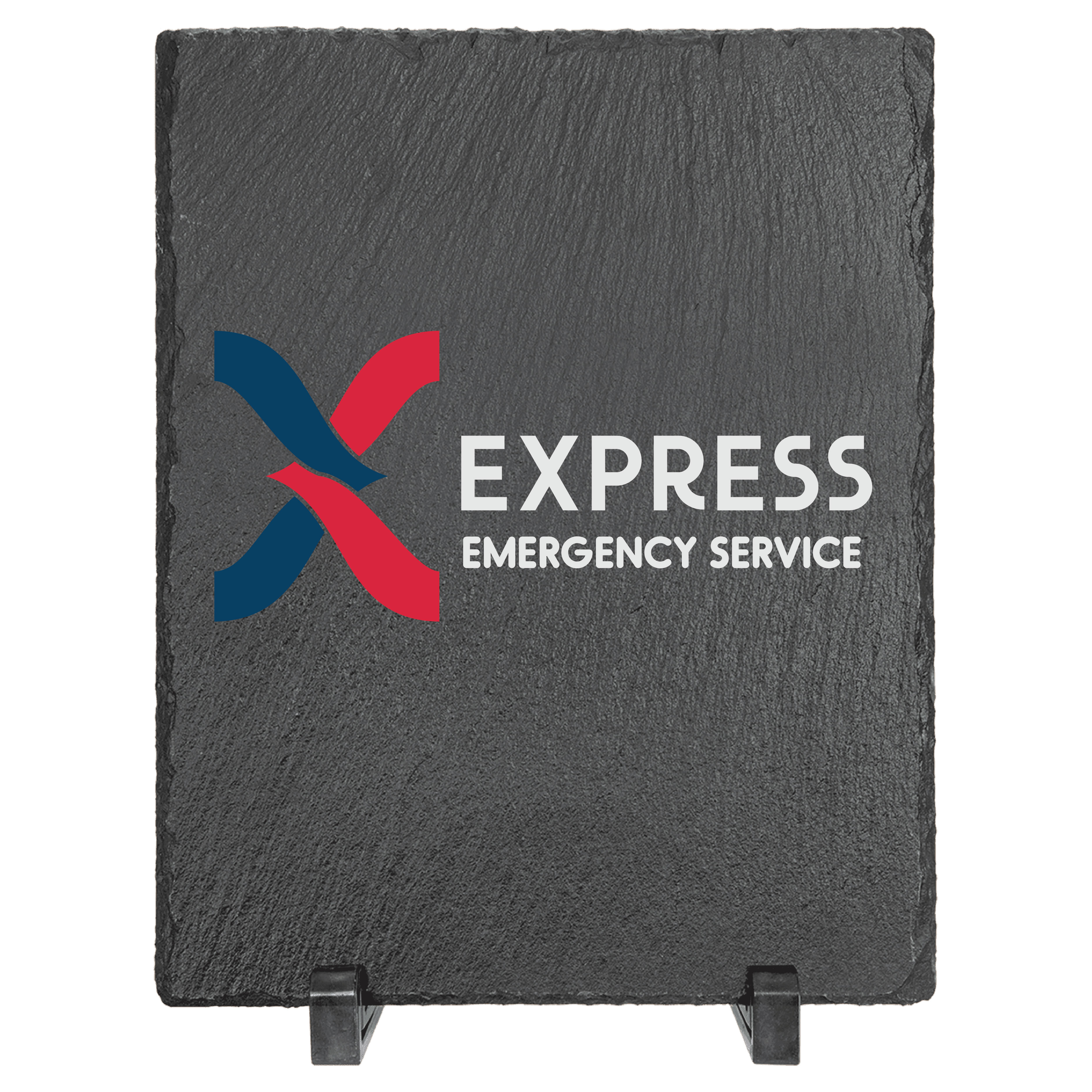 8" x 10" Rectangle Slate Decor with Plastic Feet