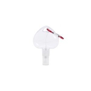 30ml Heart Spray Dispenser Bottle With Carabiner 15