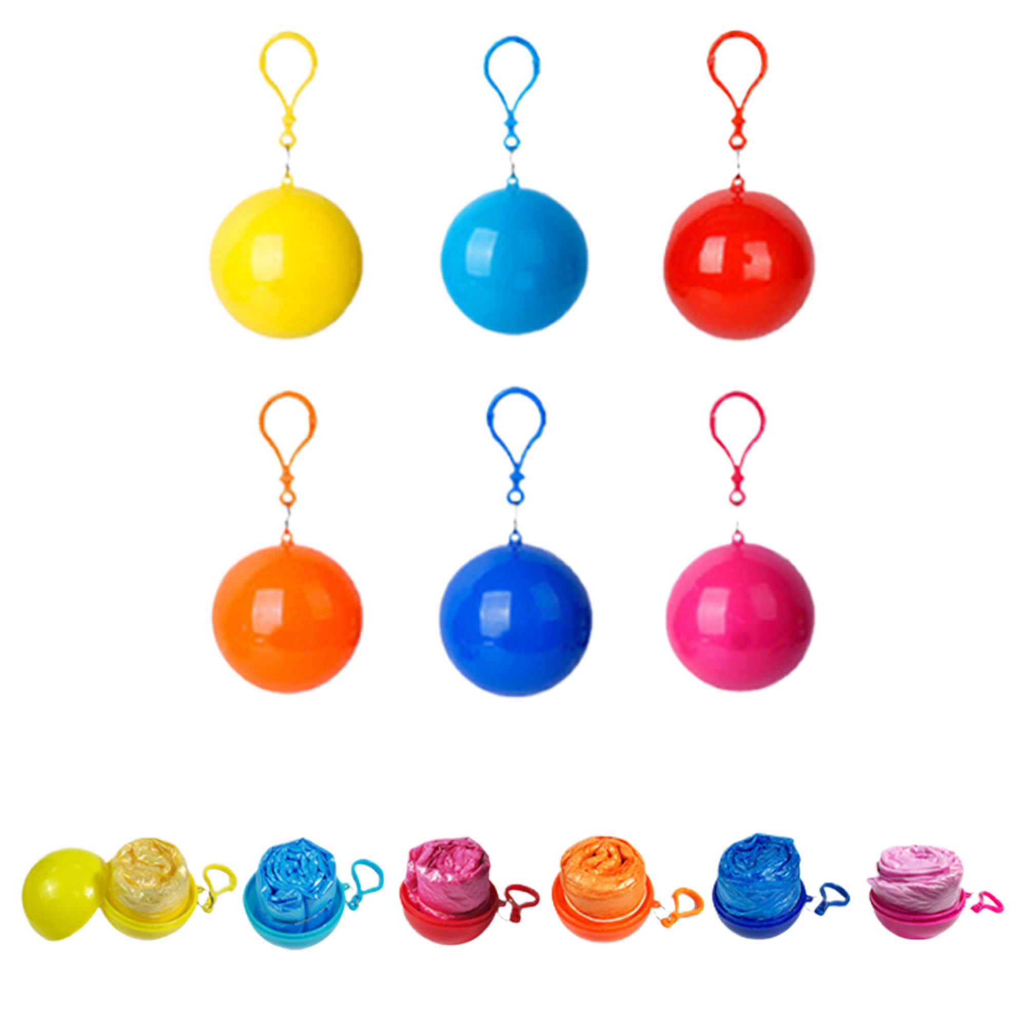 Portable Raincoat Ball Pack 4
