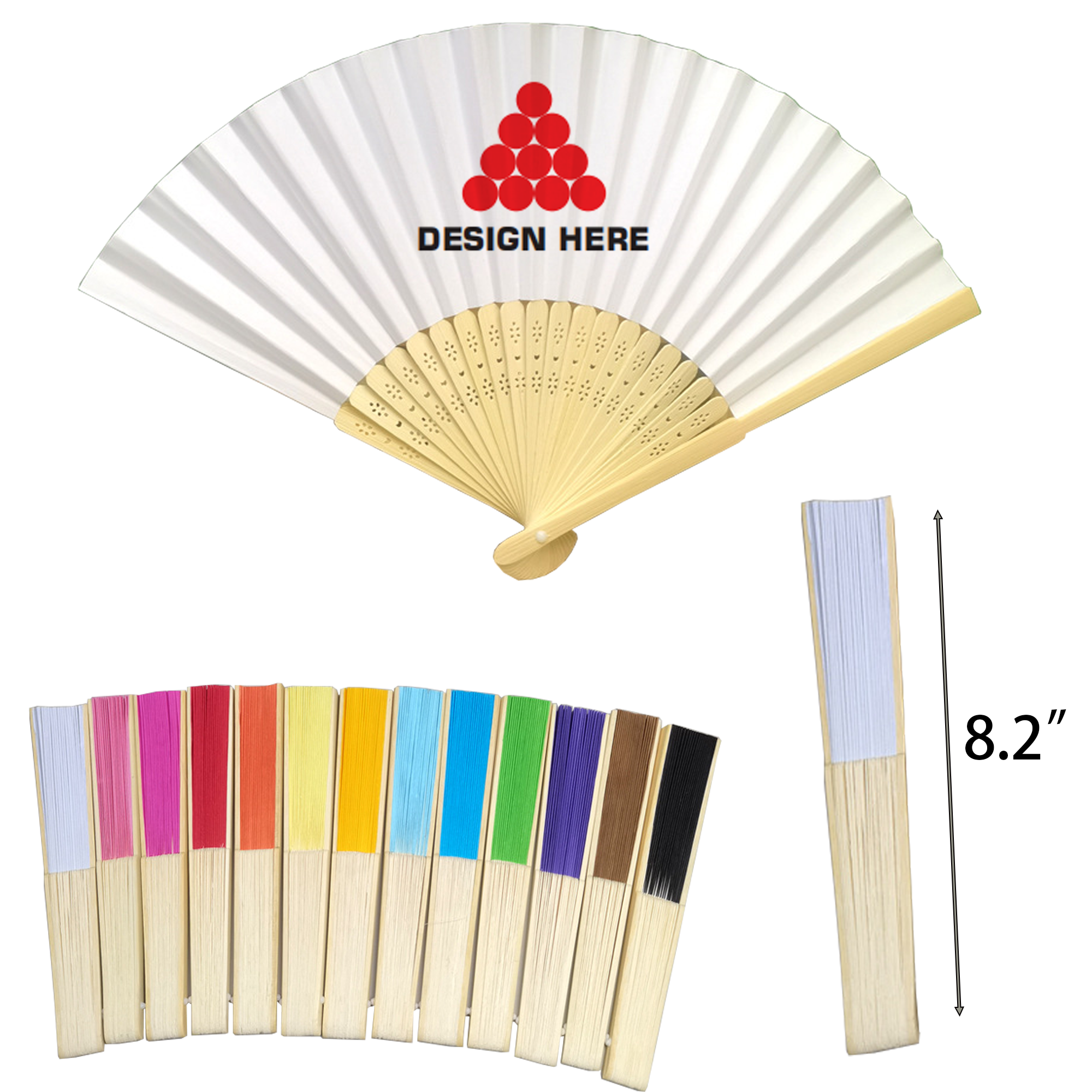 Paper Folding Fan 100MOQ 2