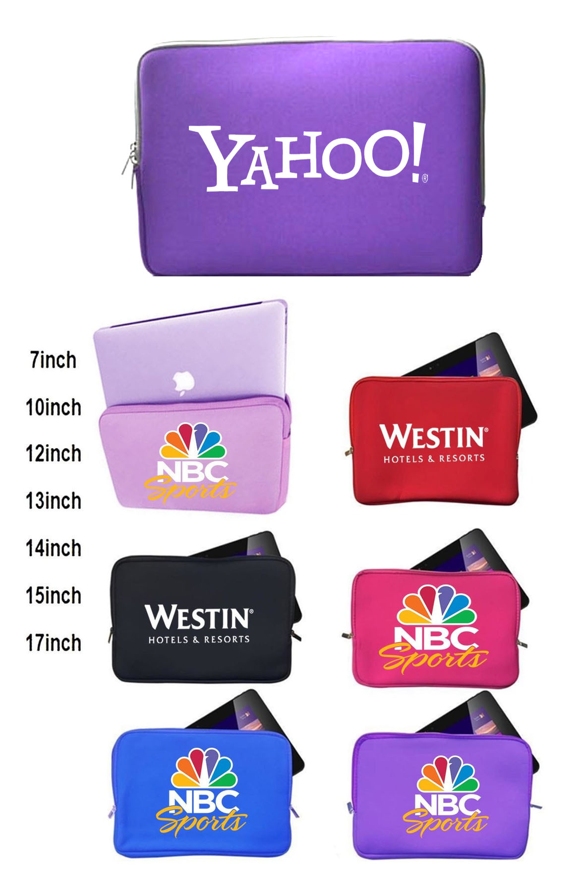 iBank ® 10" Neoprene Zippered Case compatible with iPad 9th Gen 10.2 1
