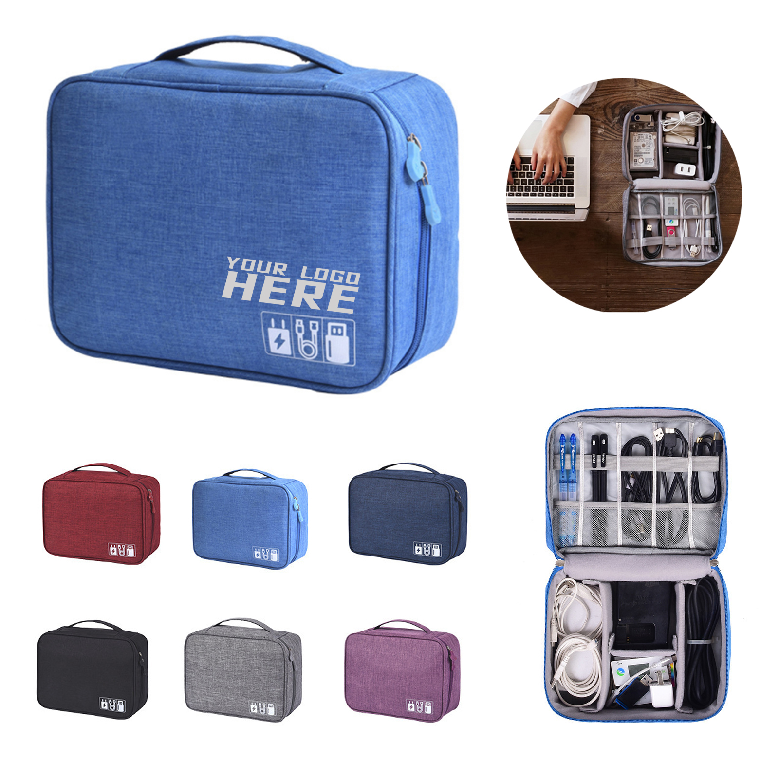Water Resistant Electronic Accessories Case 2