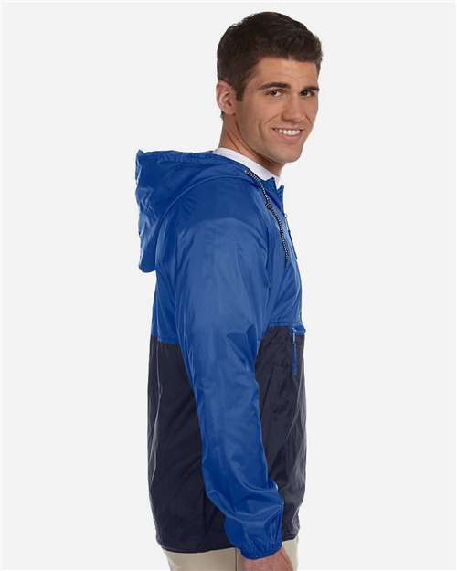 Men's Packable Hooded Nylon Jacket - M750 37