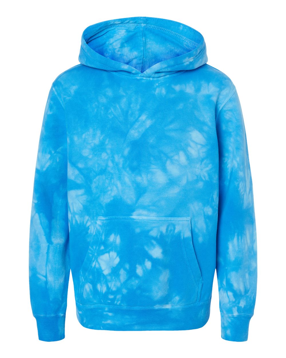 Youth Midweight Tie-Dyed Hooded Sweatshirt - PRM1500TD 16