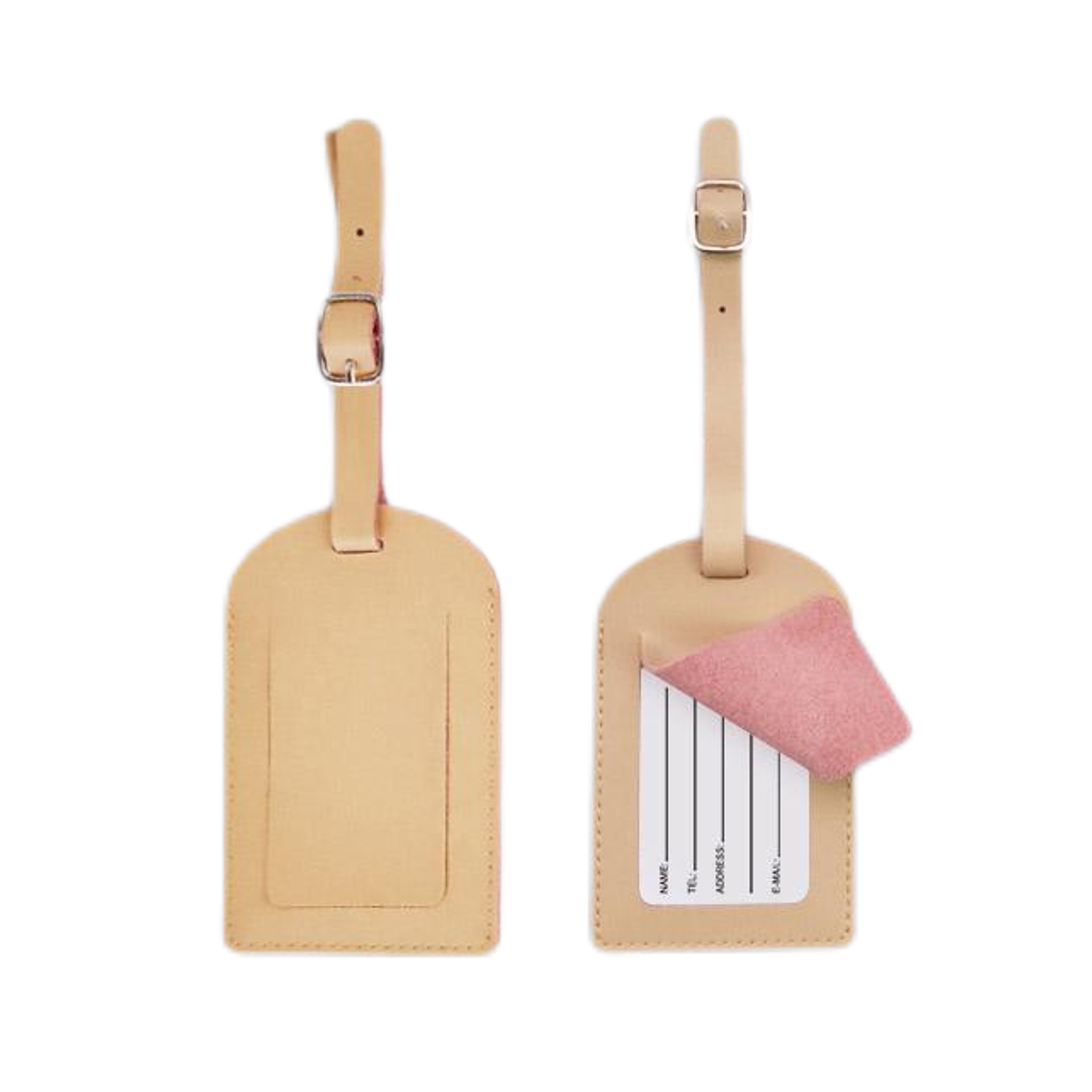 Personalized Genuine Leather Luggage Tag 3