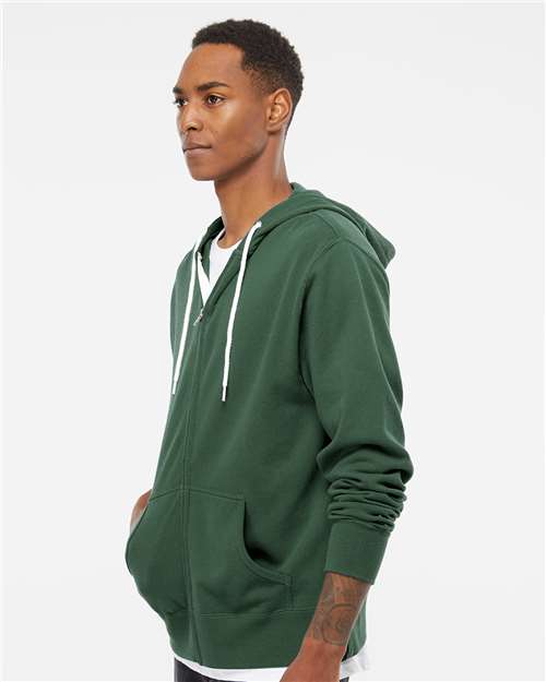 Unisex Lightweight Full-Zip Hooded Sweatshirt - AFX90UNZ 30
