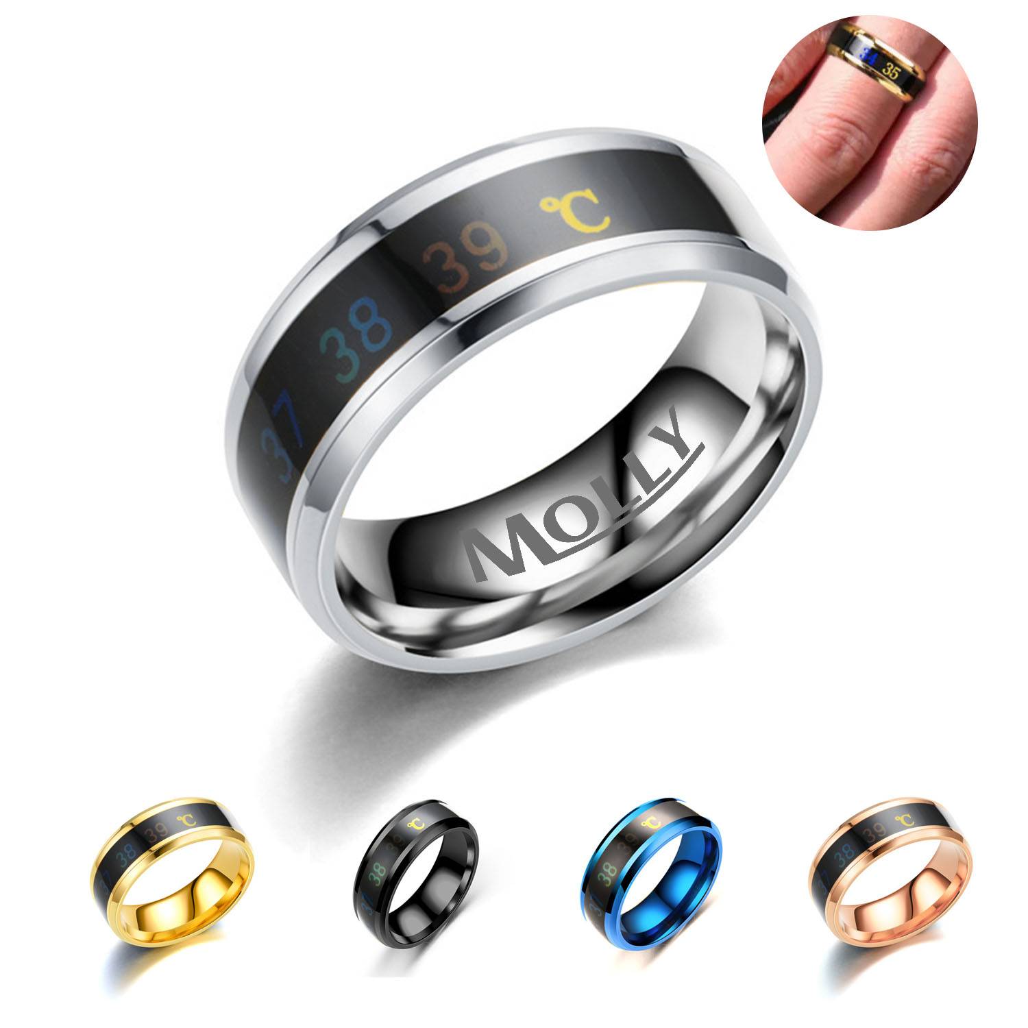 Digital Thermometer Smart Ring