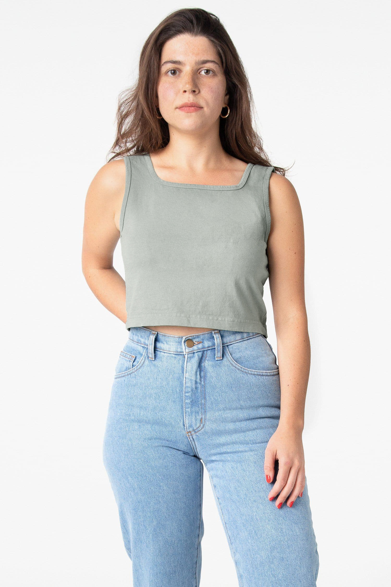 18/1 CROP TANK GRMNT DYE 19