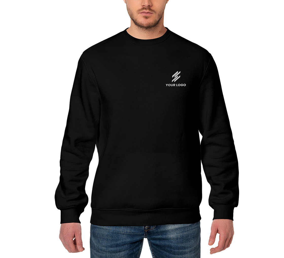 Men's Sweatshirt - Embroidered, custom hoodie or sweatshirt with logo imprint 2