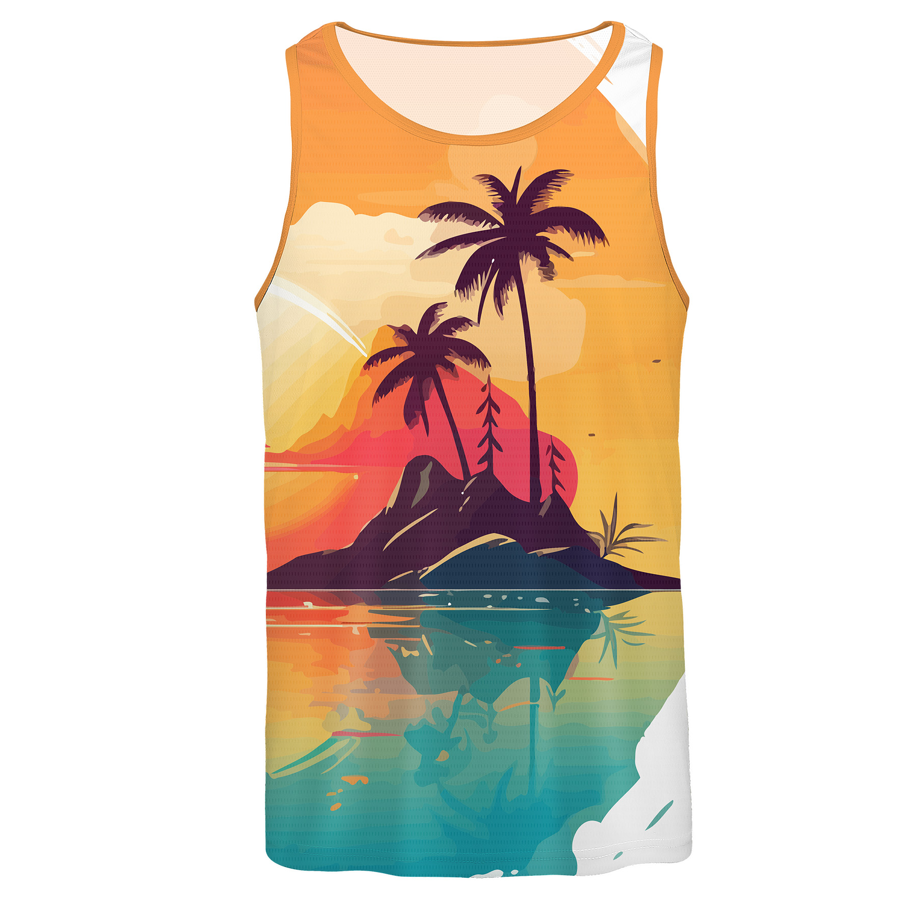 Dye Sublimation Birdseye Mesh Performance Tank Top (160gsm) 8