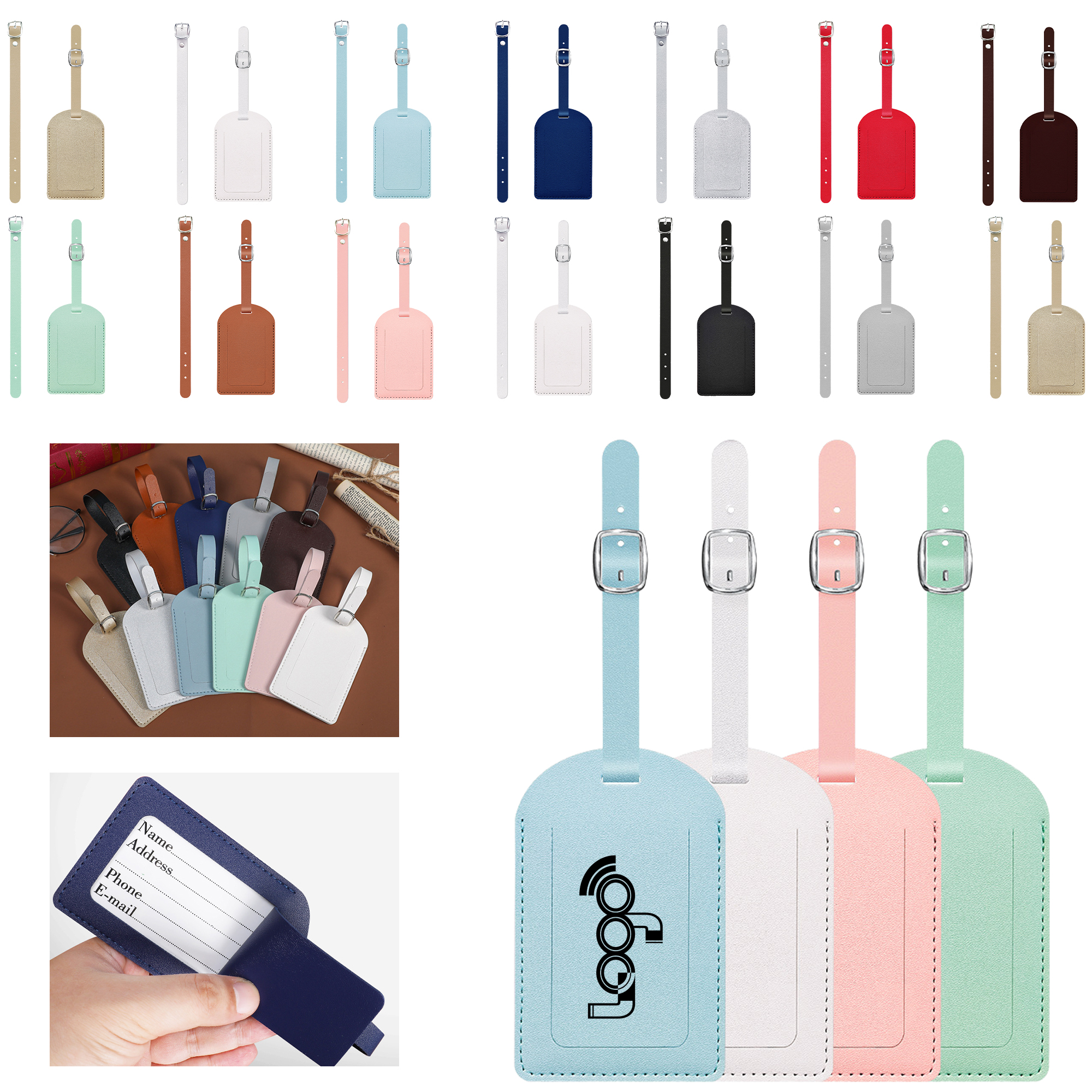 Durable PU Bag Tags 2
