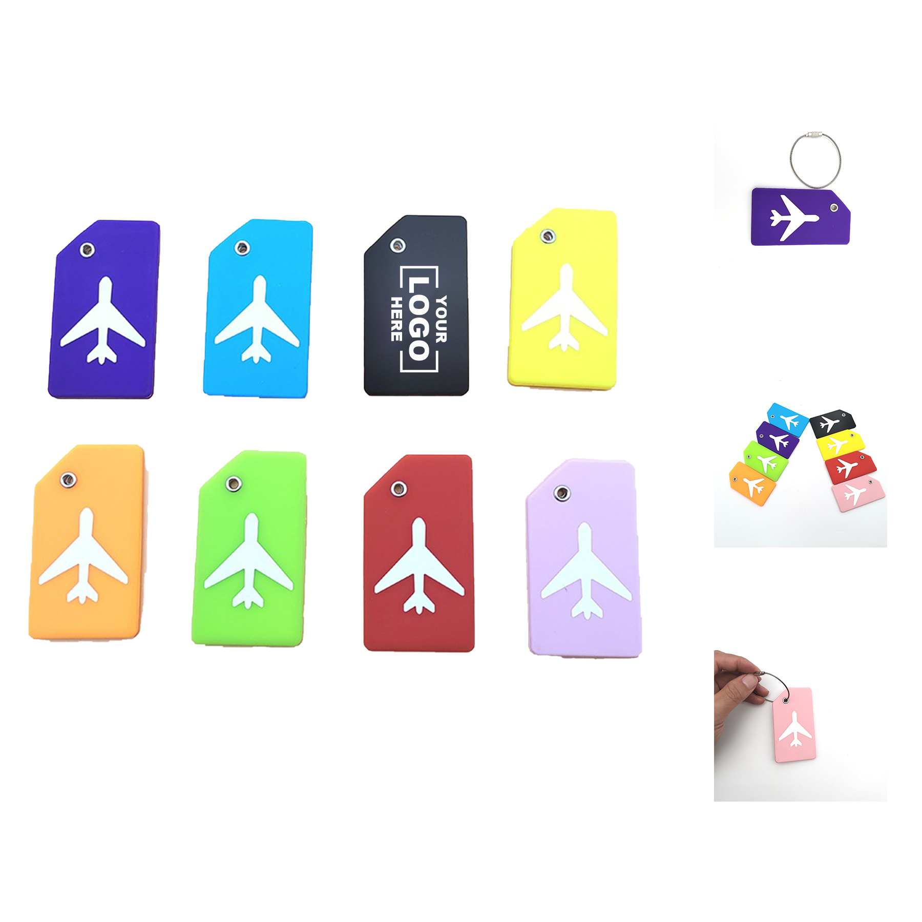 Durable Silicone Travel Bag Tag 2