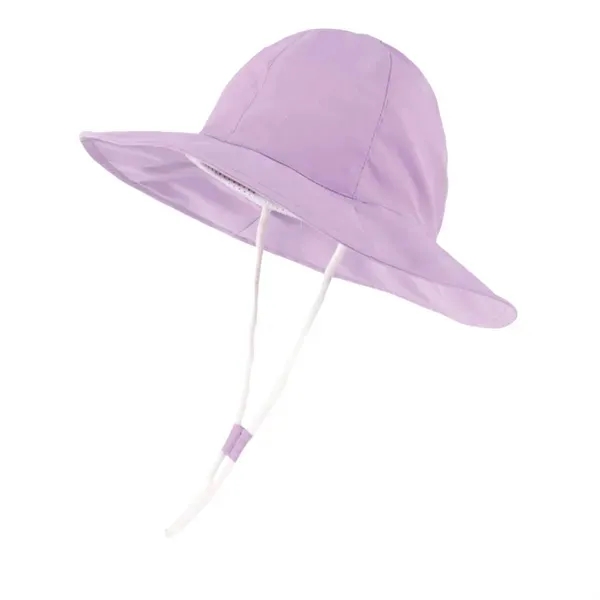 Baby Sun Hat with Solid Color UV Protection Cap 9