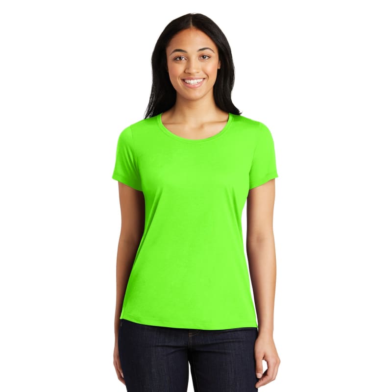 Sport-Tek Women's PosiCharge Competitor Cotton Touch Scoop Neck Tee. 31