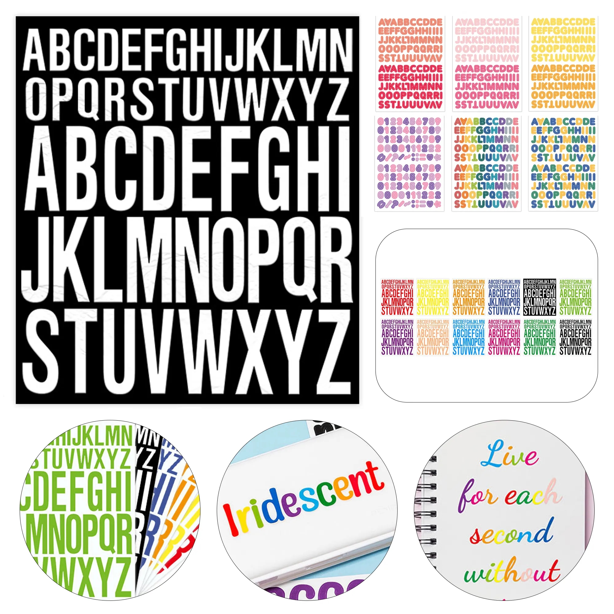 Waterproof And Oil Proof Letter Stickers 9