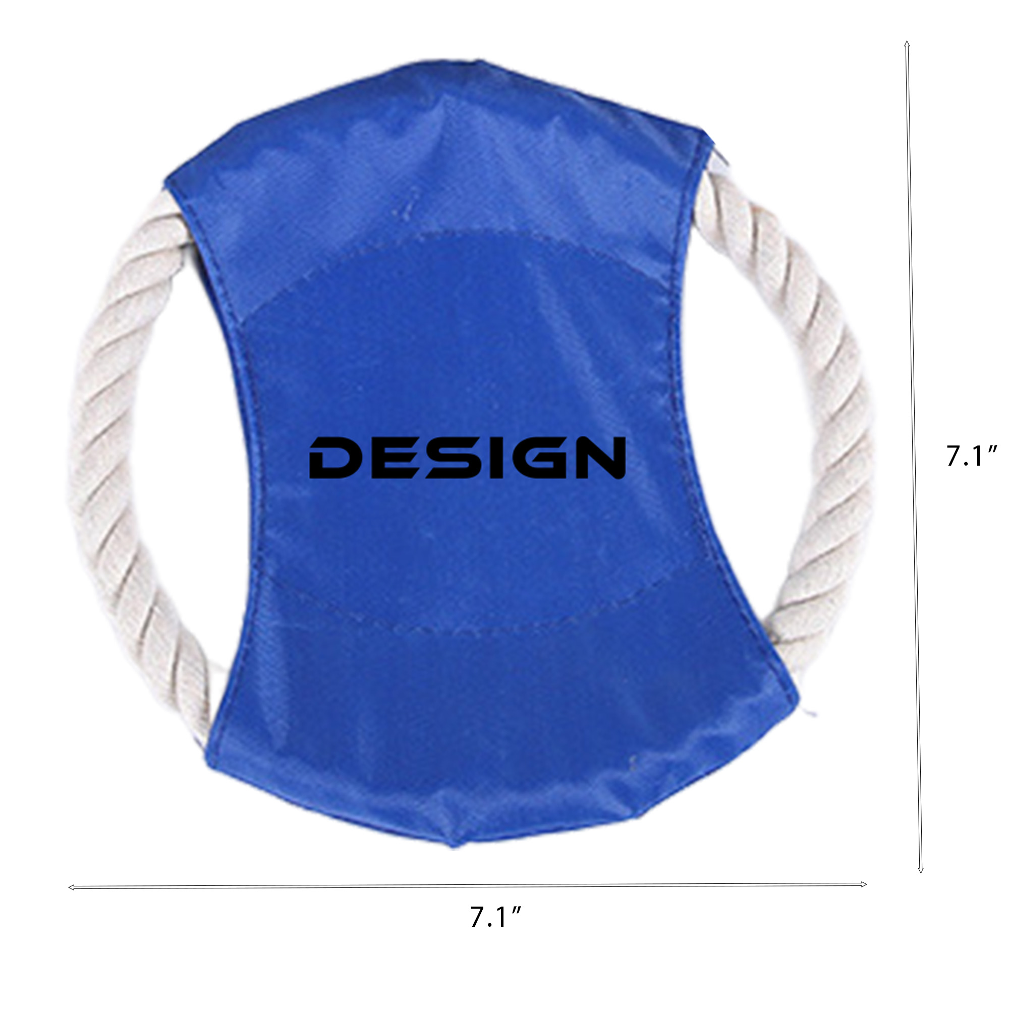 MOQ 50 Pet Cotton Rope Flying disc Durable Dog Chew Toy 2