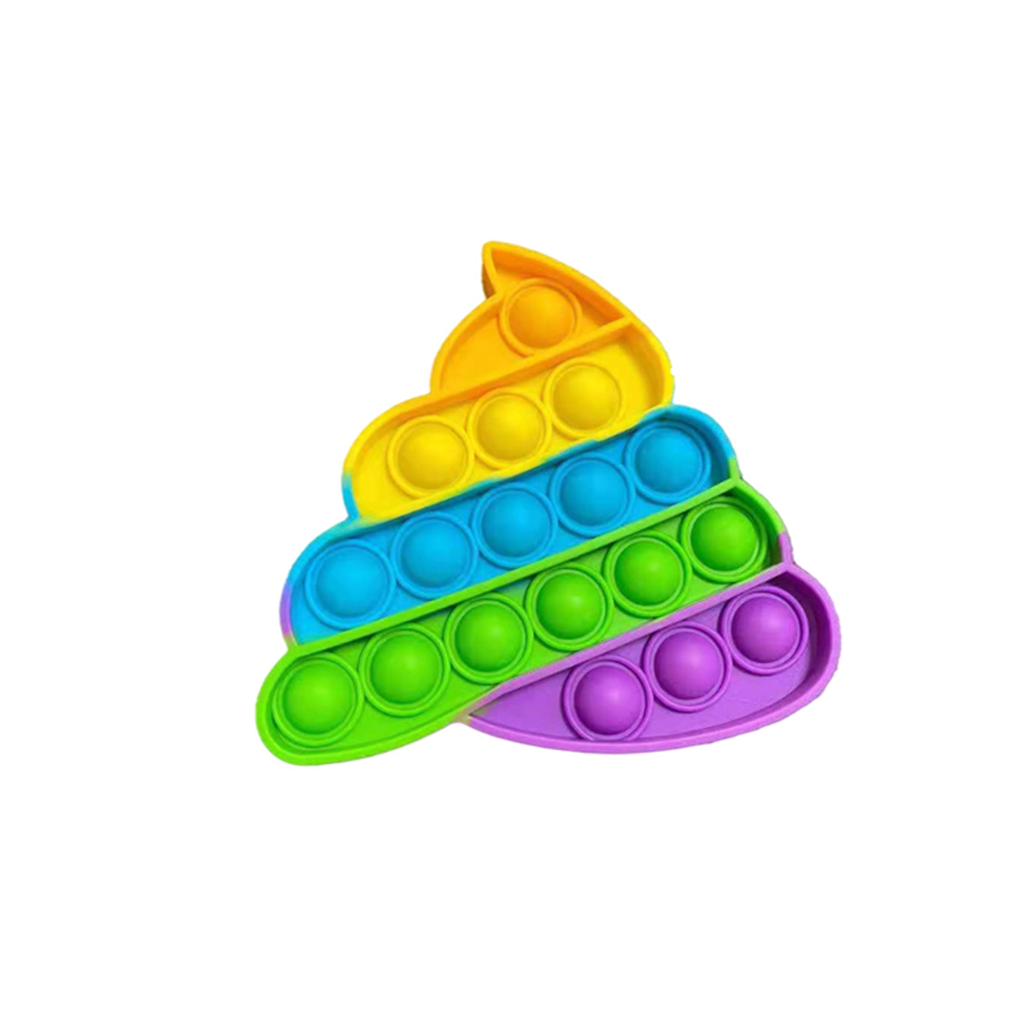 Poo Shape Push Pop Bubble Fidget Sensory Toy 5