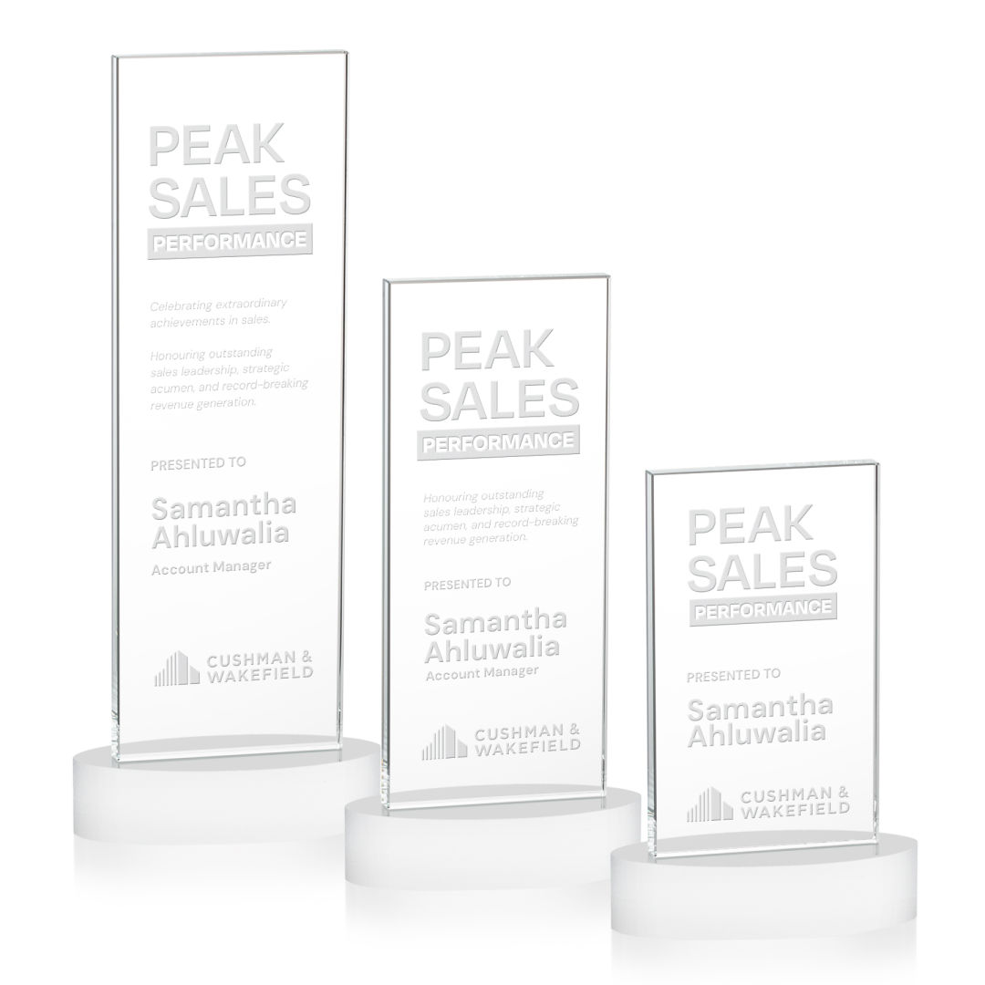 Heathrow Award on Alberton Base - White