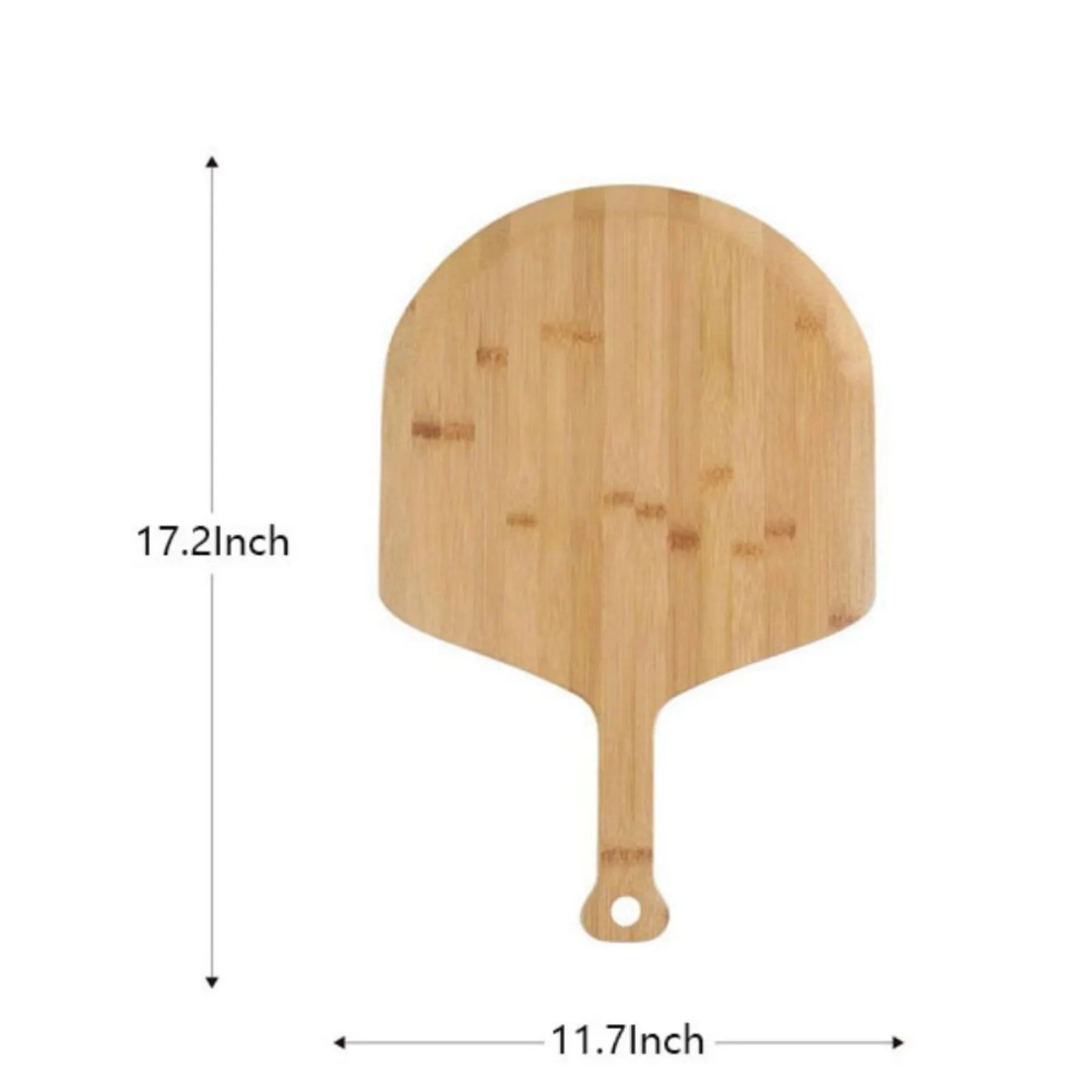 Large Bamboo Wood Pizza Paddle 4