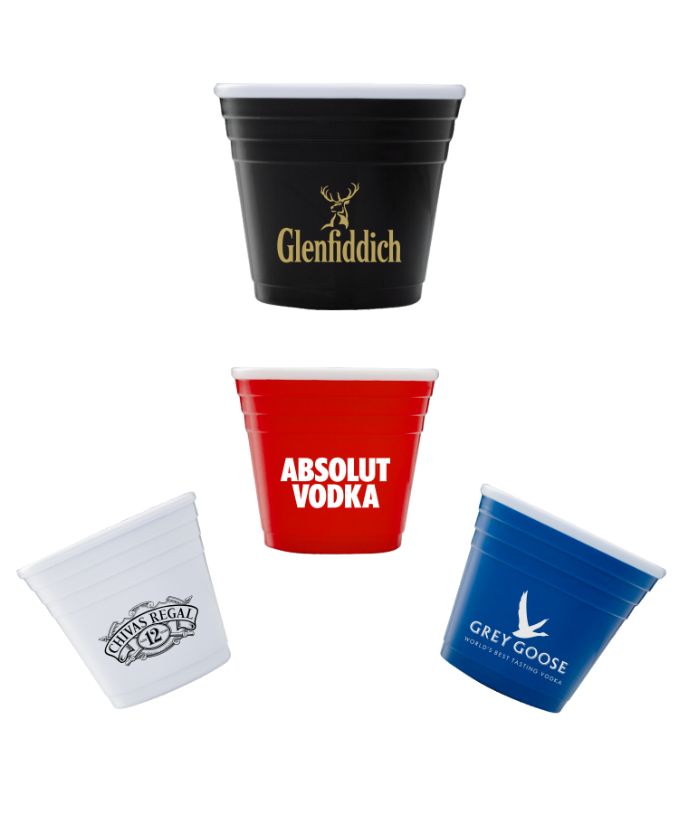 Colored Shot Glasses 2 oz. 2