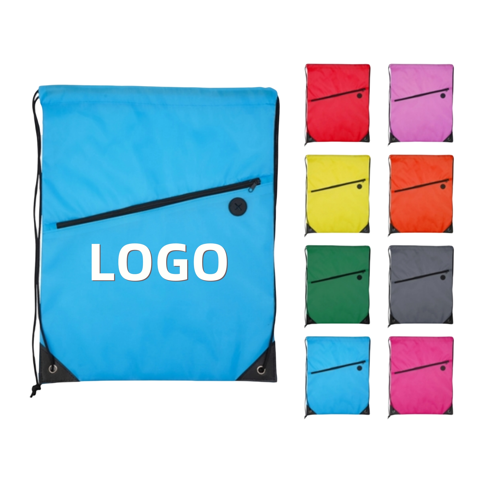 Lightweight Drawstring Backpack 2