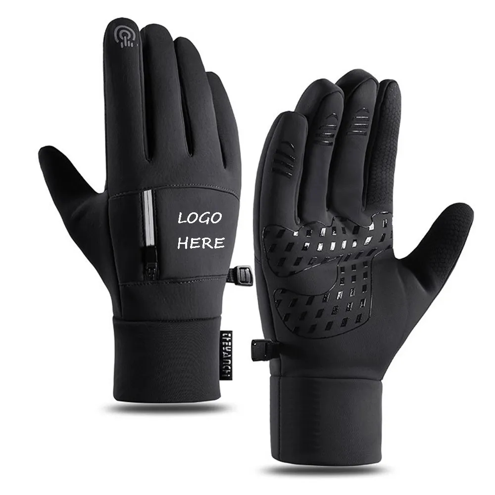 Waterproof Anti Slip Warm Gloves With Storage 4