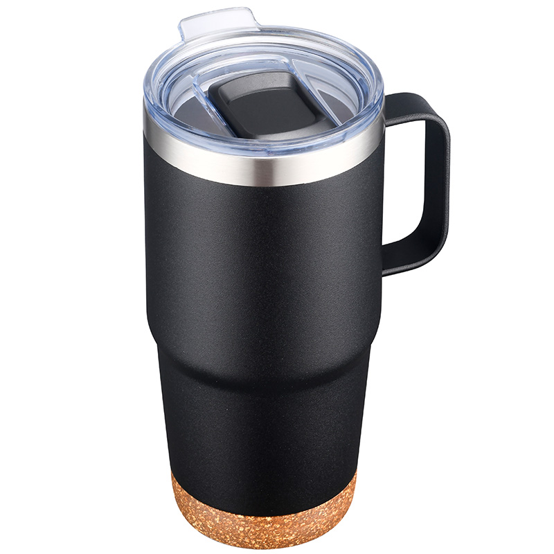 24oz. Travel Mug with Cork Bottom & Lid 17