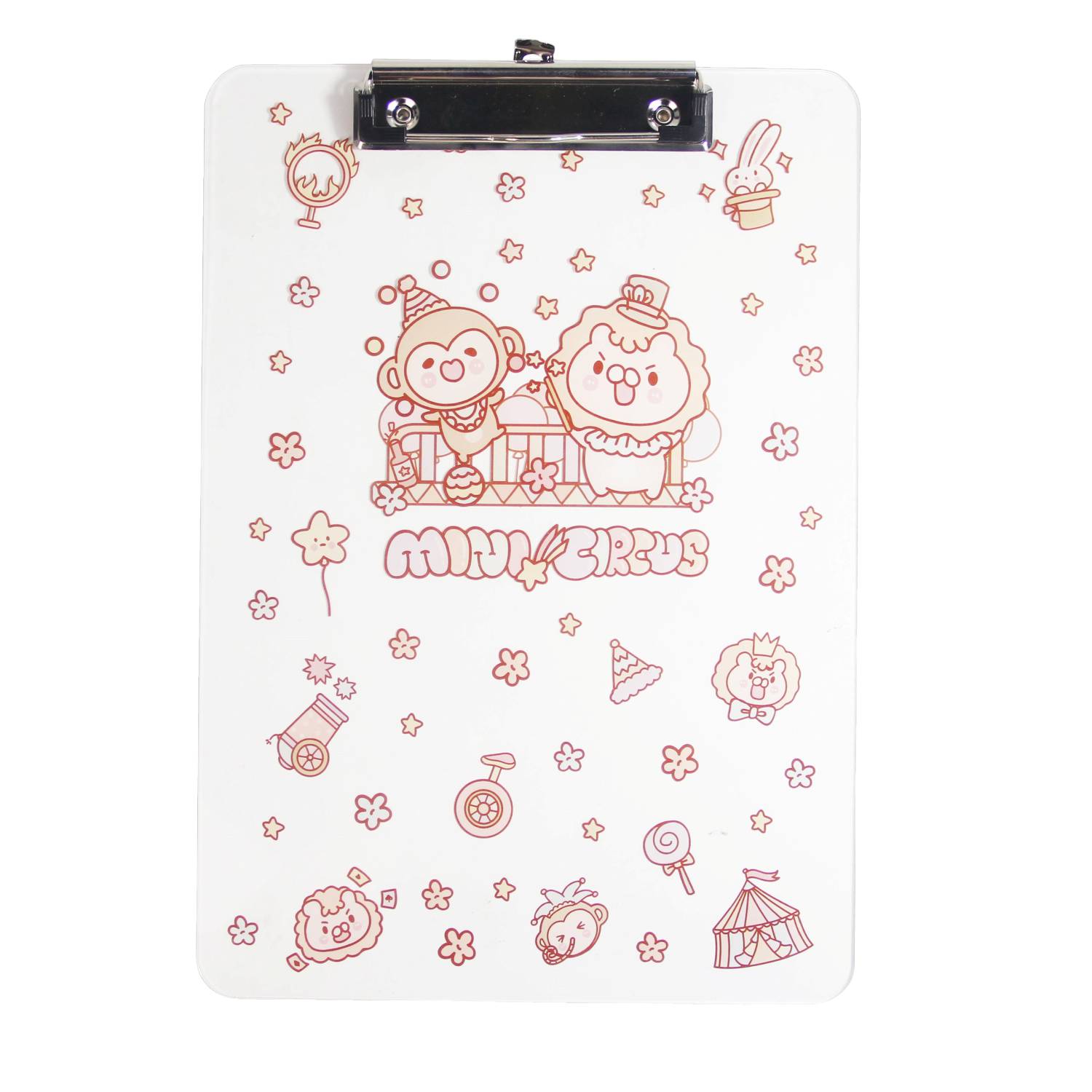 Transparent Acrylic Clipboard with Metal Clip 2