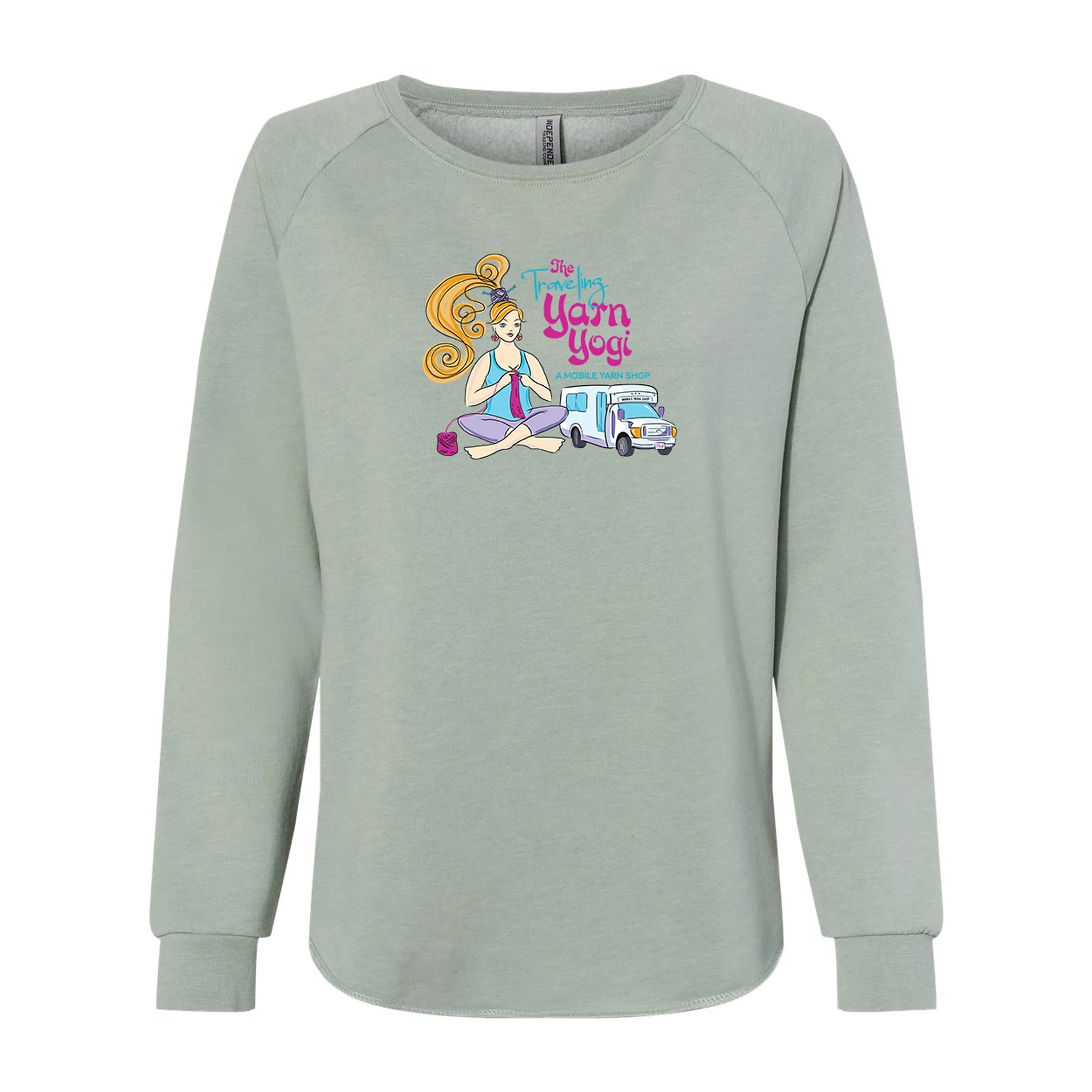 Independent Trading Women's California Wave Wash Crew 35