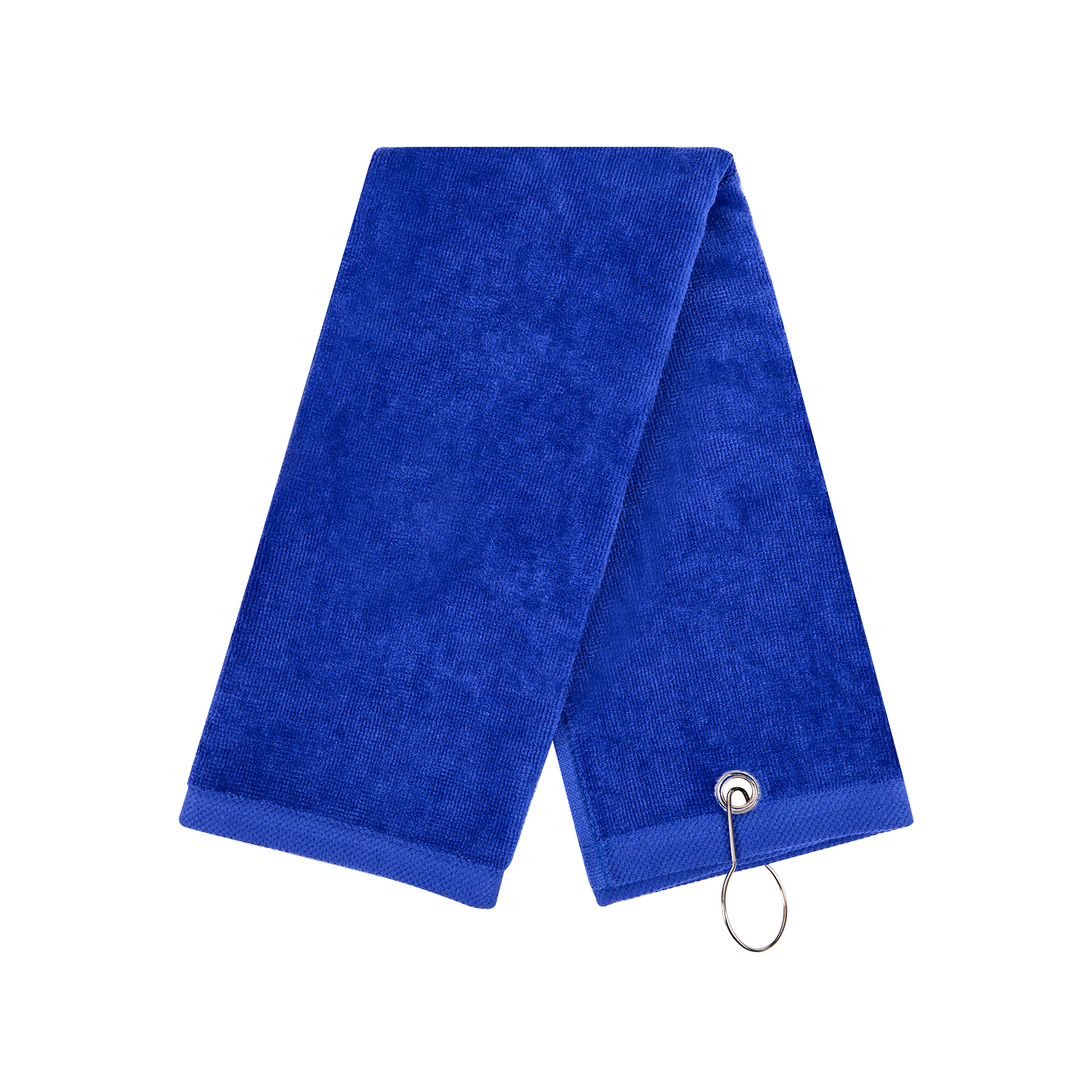 400GSM Cotton Golf Towel With Carabiner 12