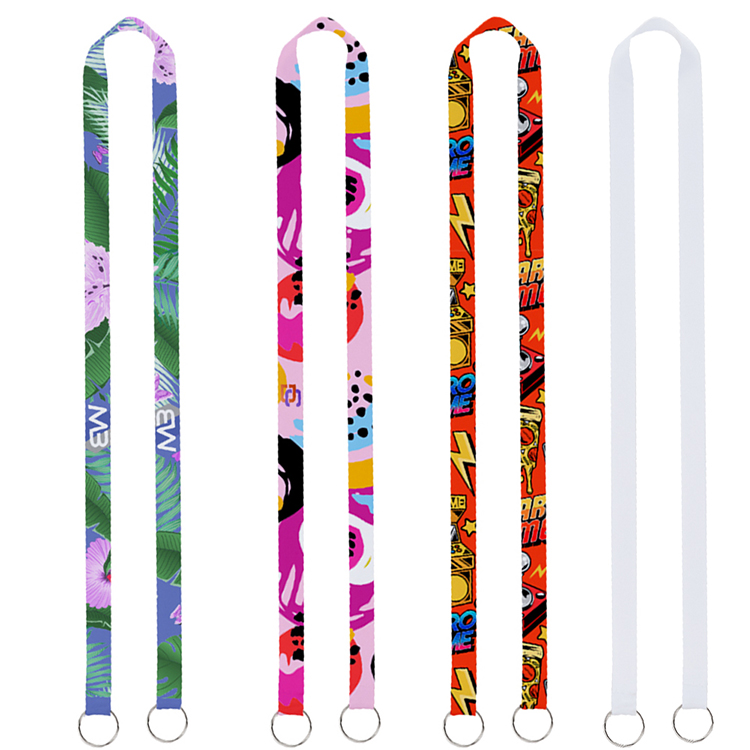 5/8" Sublimated Dual-Sided Lanyard with Double Clips 6