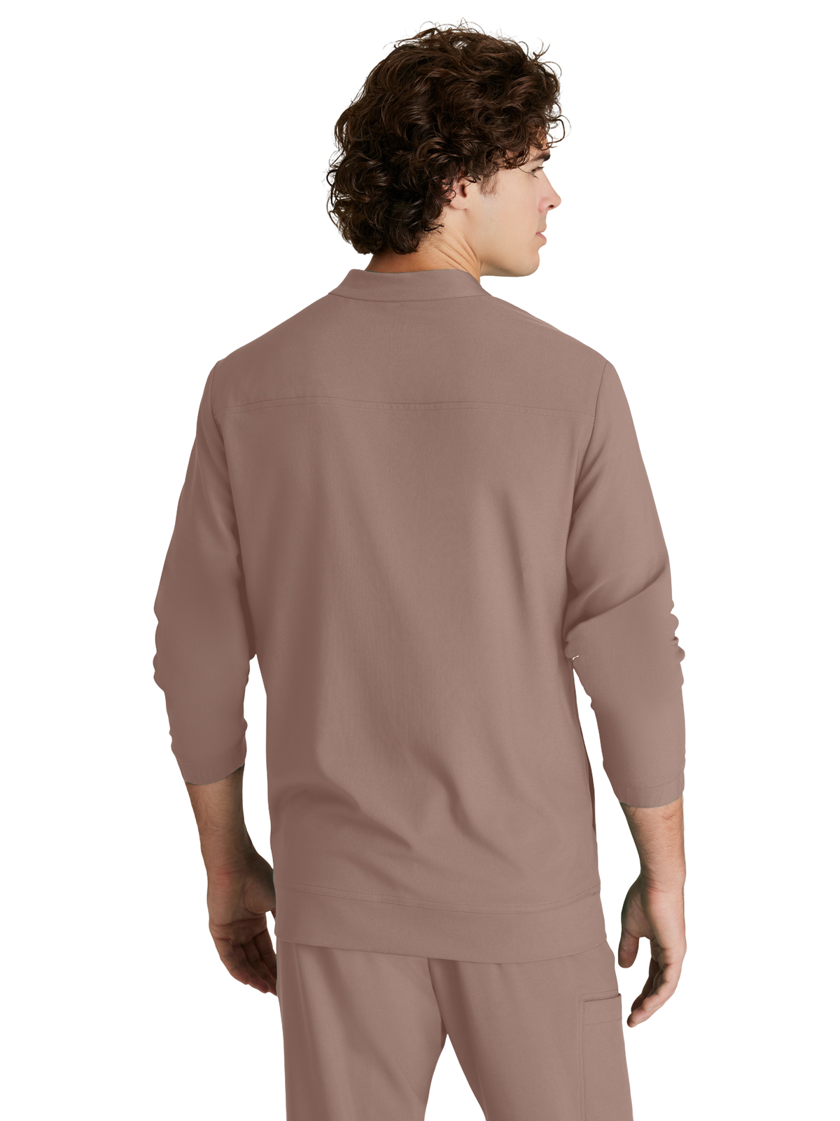 Grey's Anatomy Evolve Stretch - Men's Three-Pocket Cycle Warm Up Scrub Jacket 21