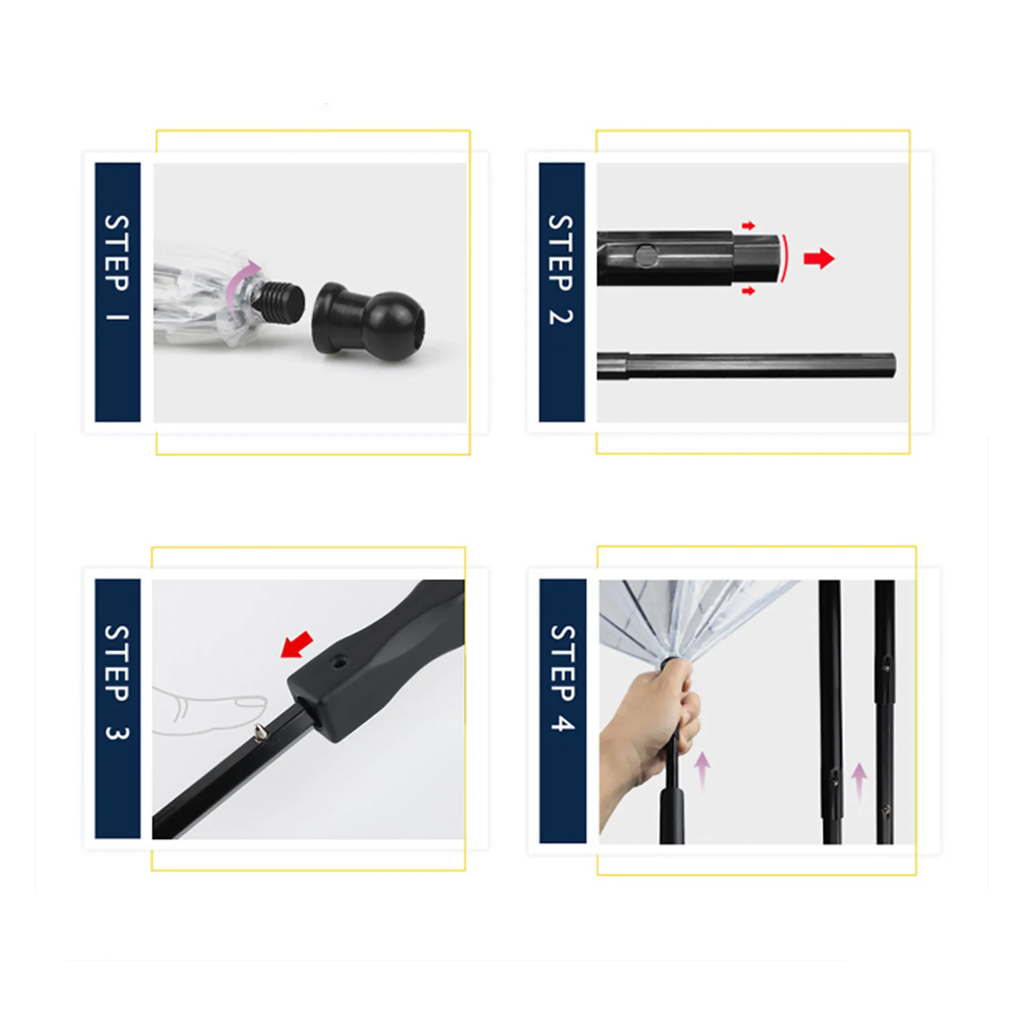 Full Color Pet Dog Small Umbrella with Adjustable Leash 4