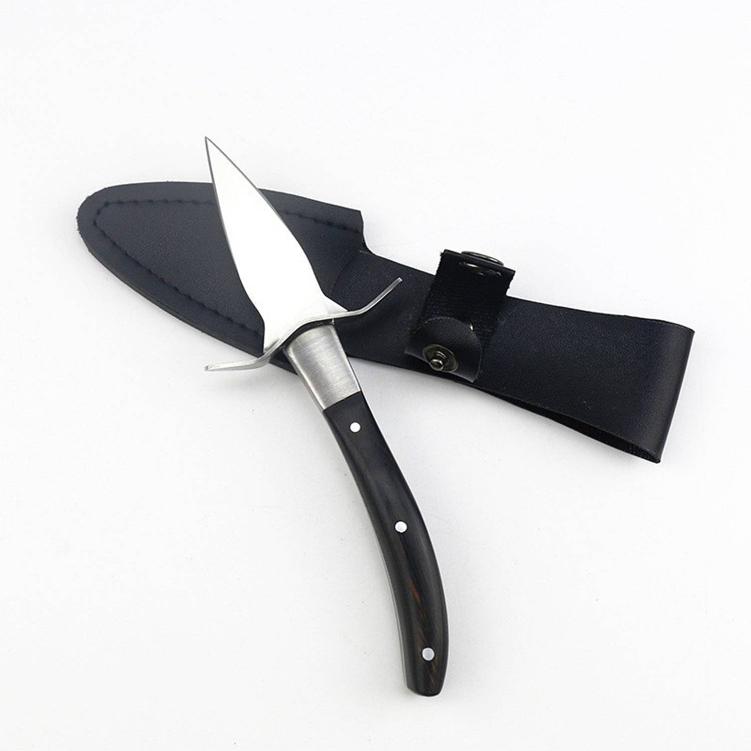 Stainless Steel Wooden Handle Shell Cutter 7