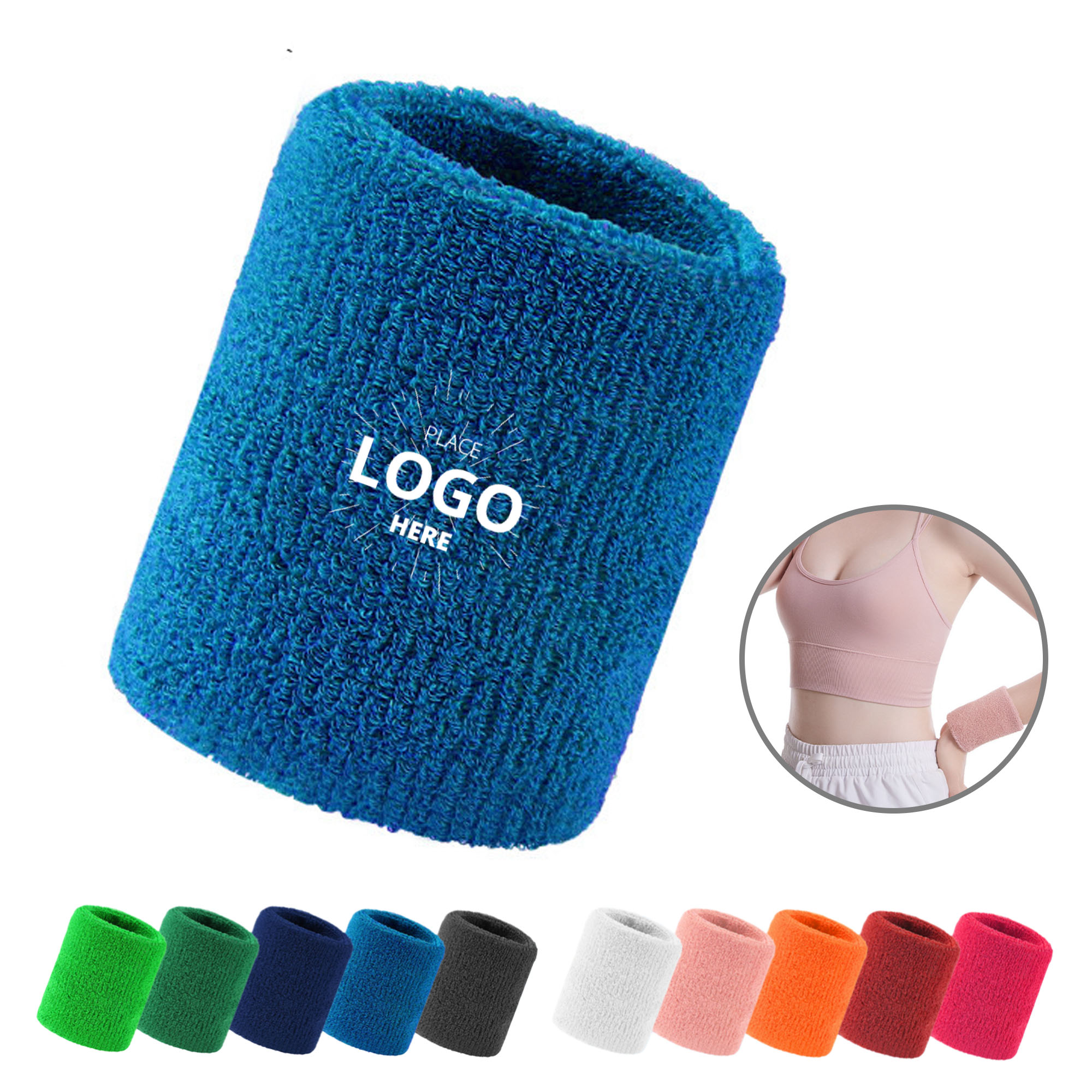 Elasticity Sweatbands Sports Wristband 1