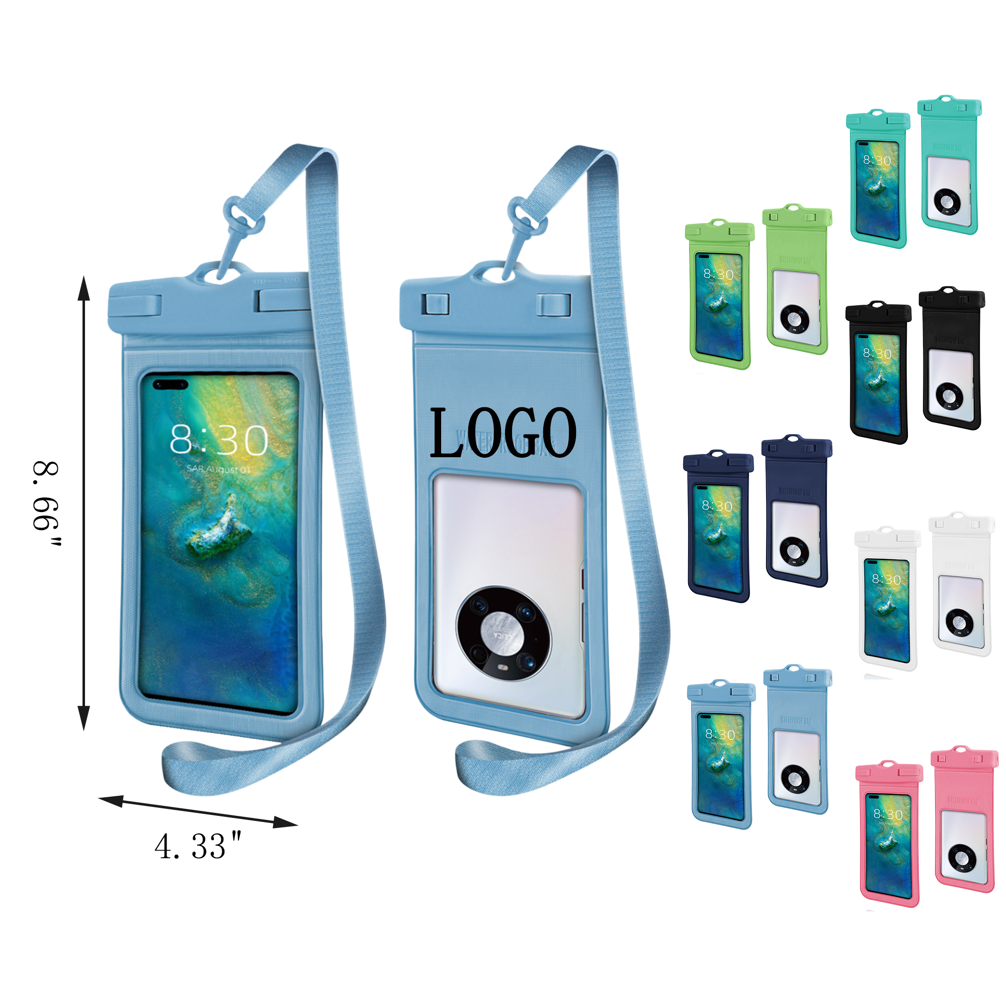 Universal Waterproof Phone Pouch Touchscreen Compatible 1