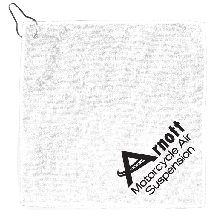 "THE WEDGE" Recycled RPET 300 GSM Heavy Duty Golf Towel - 12" W x 12" H 28
