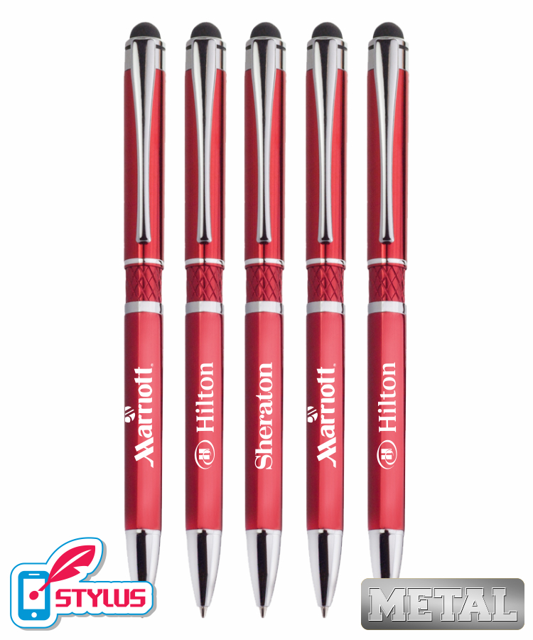 "Rhinestone" Metal Stylus Click Pen 1