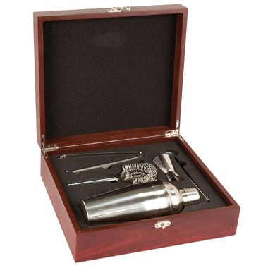 Rosewood Finish Martini Set 1