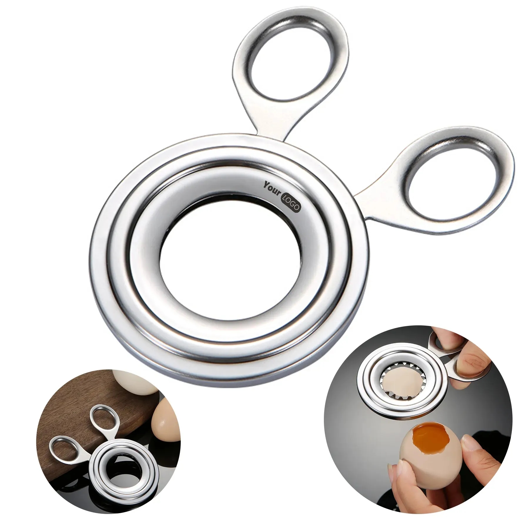 Stainless Steel Manual egg opener 2