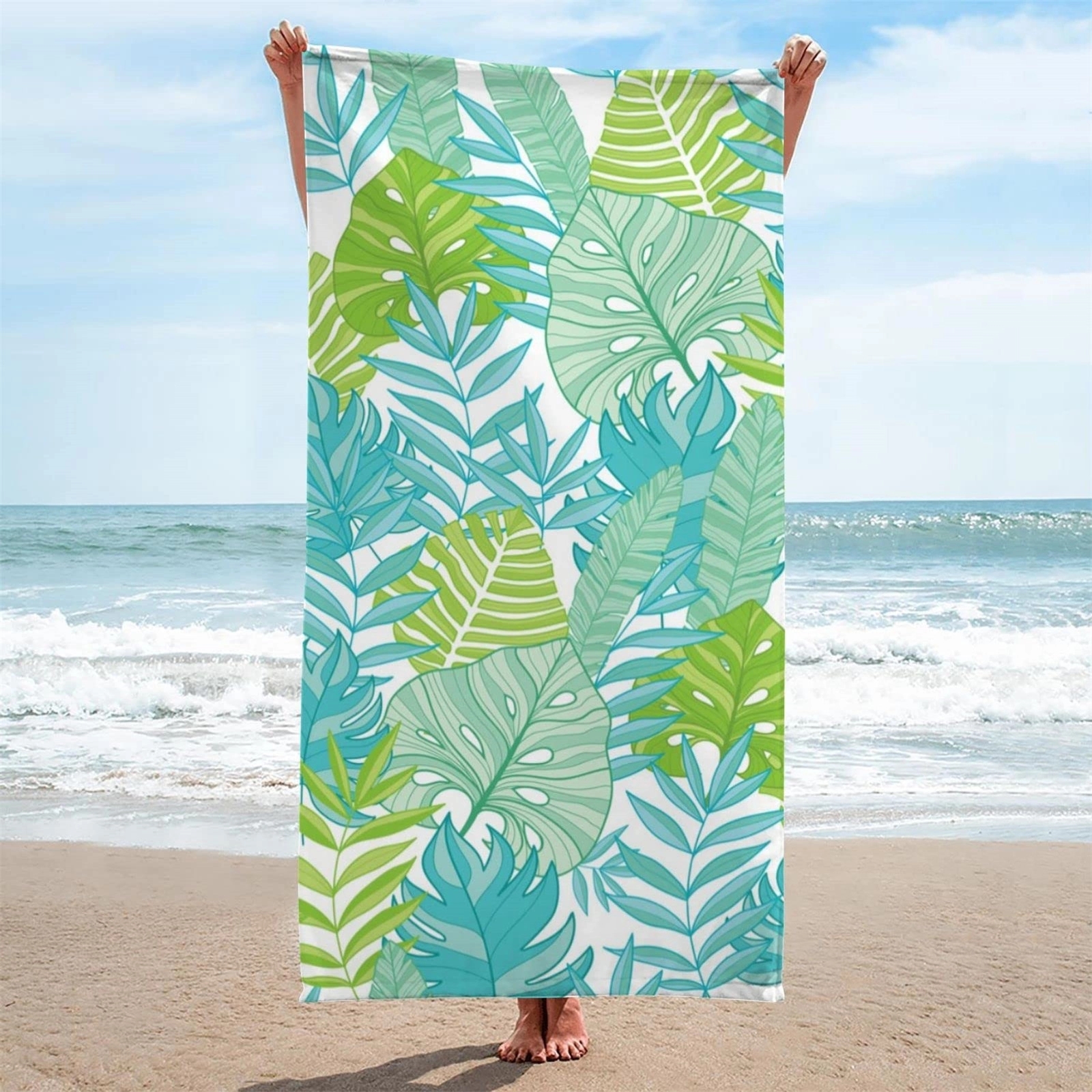 Full Color Microfiber Beach Towel(L59"XW29.5") 6