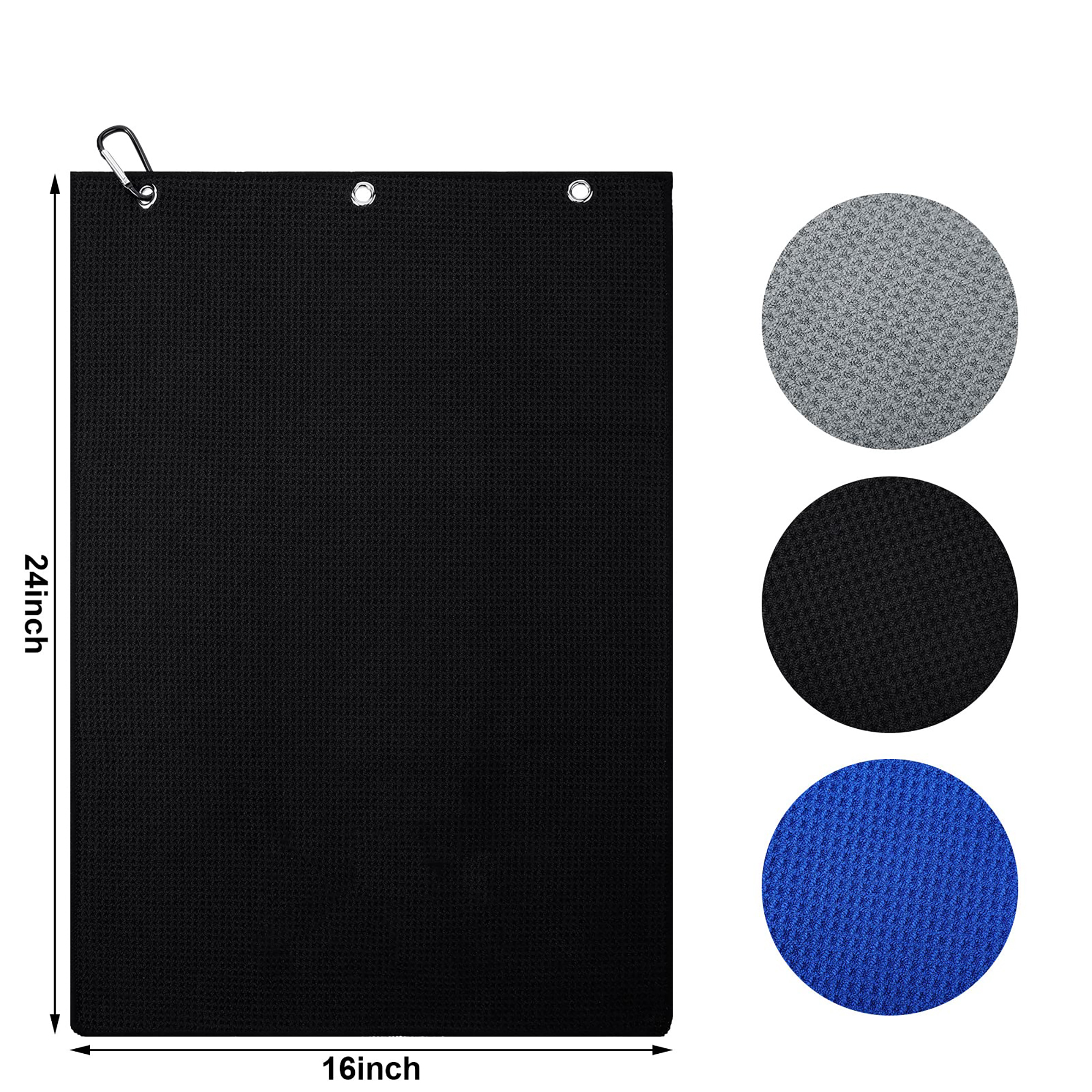 Premium Microfiber Golf Towel with Durable Aluminum Clip 8