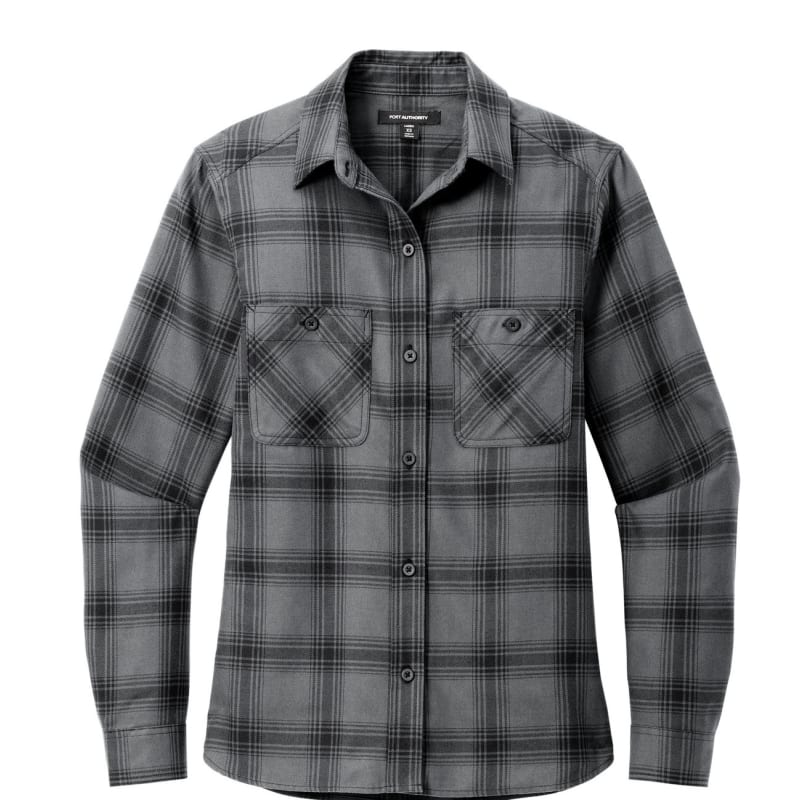 Port Authority Ladies Plaid Flannel Shirt 9